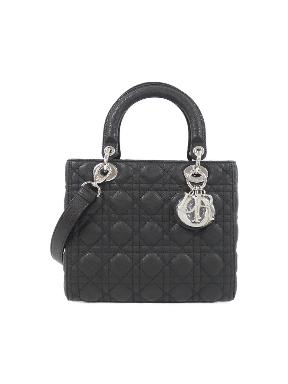 Dior Lady Dior Bag Handbag Black